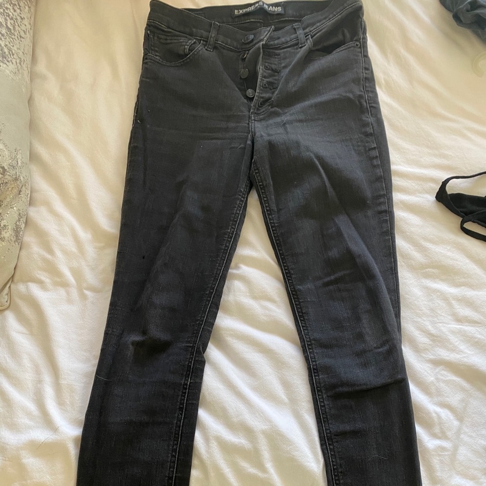 Express highrise jeans